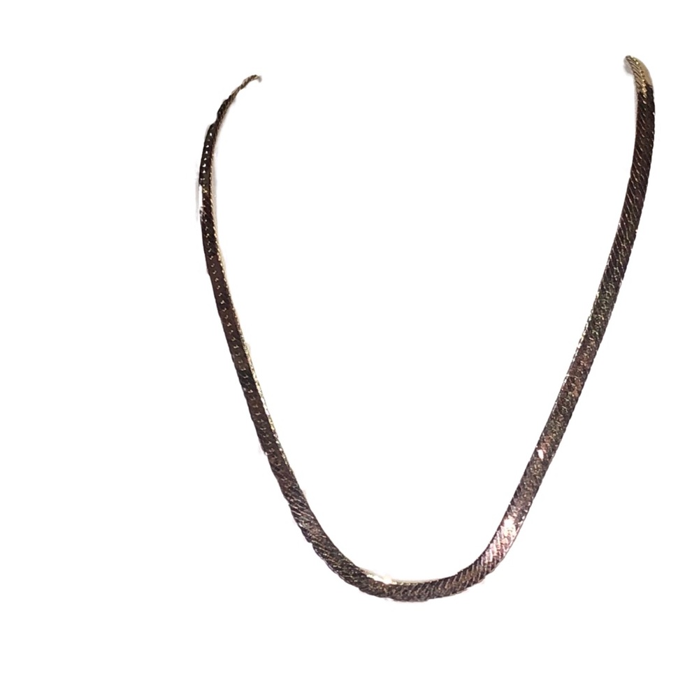 14k Herringbone gold chain lobster clasp 10.grams - Picture 2 of 6